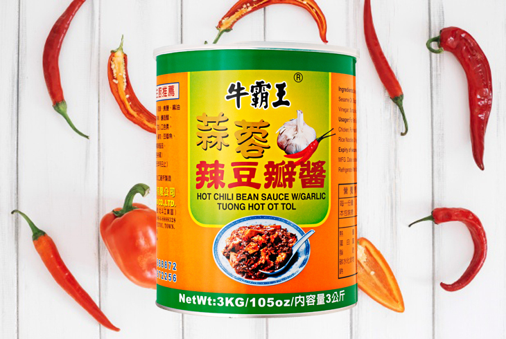 NiuBaWang Hot Chili Bean Sauce w/ Garlic